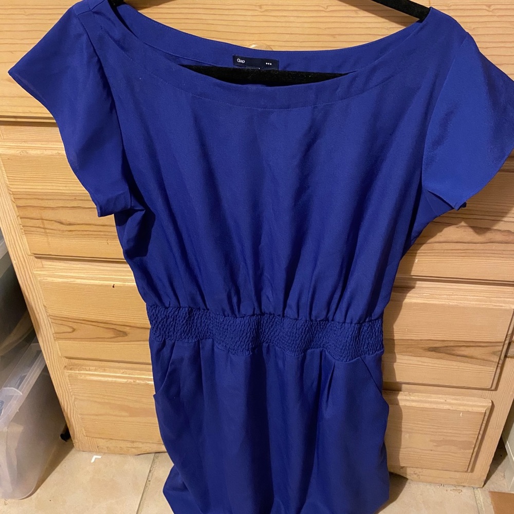 EUC Gap royal blue dress- M
